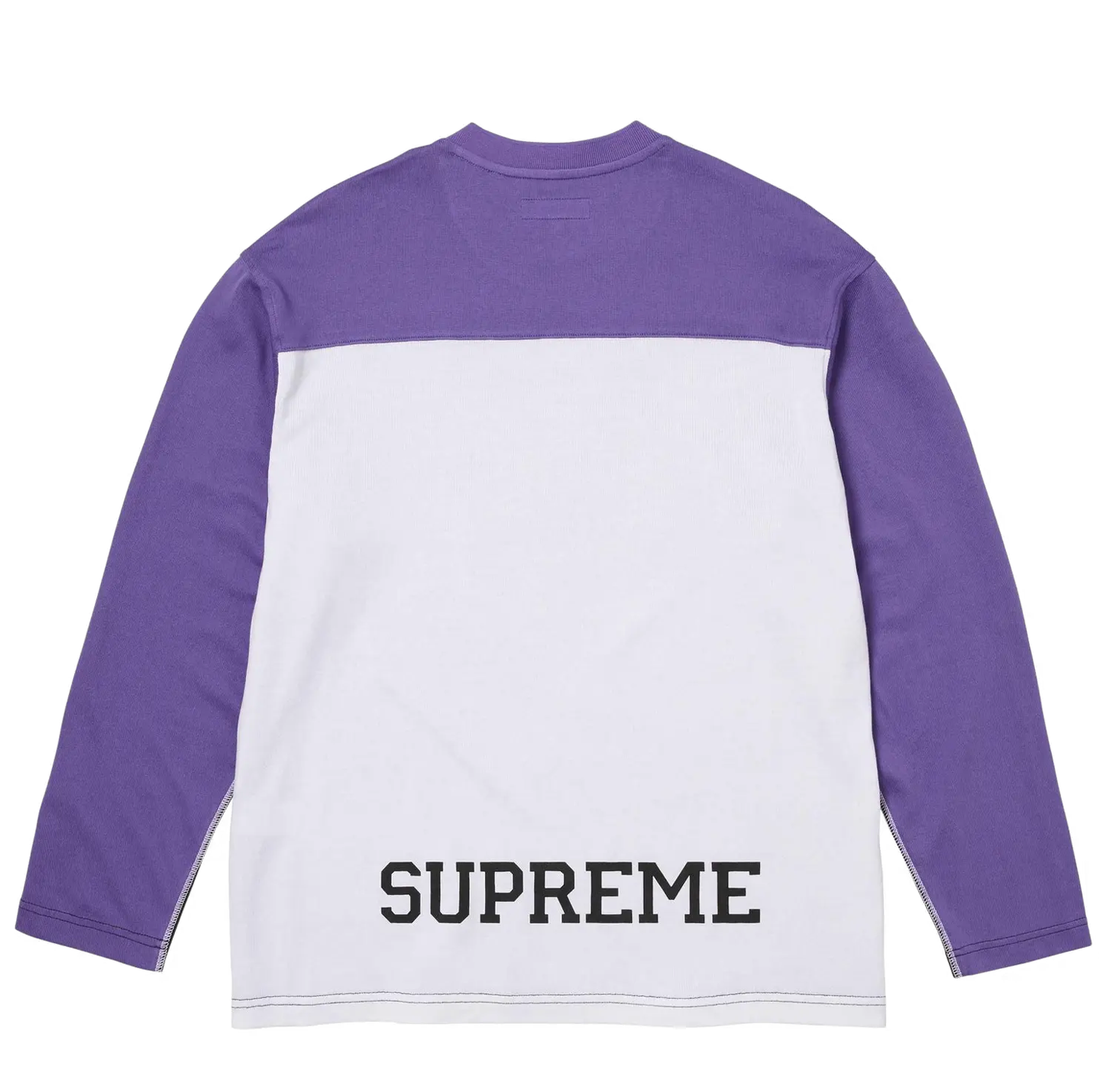 Supreme Split L/S Football Jersey Black
