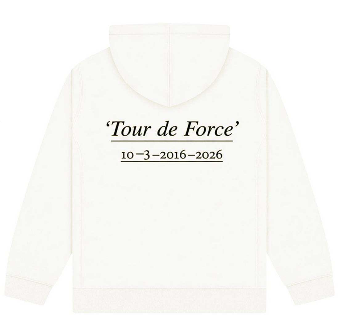 Supreme Paris Anniversary Box Logo Hoodie White