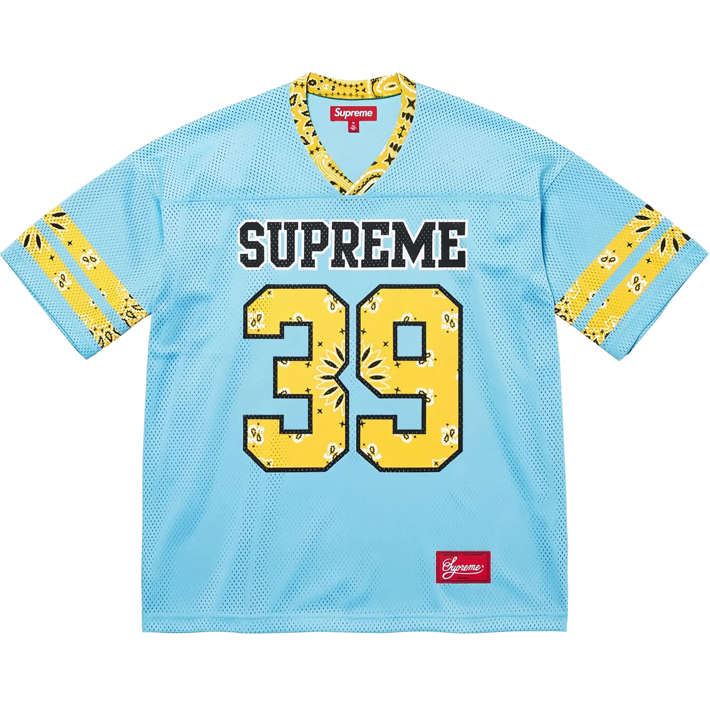 Supreme Bandana Football Jersey Blue