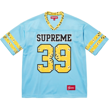 Supreme Bandana Football Jersey Blue