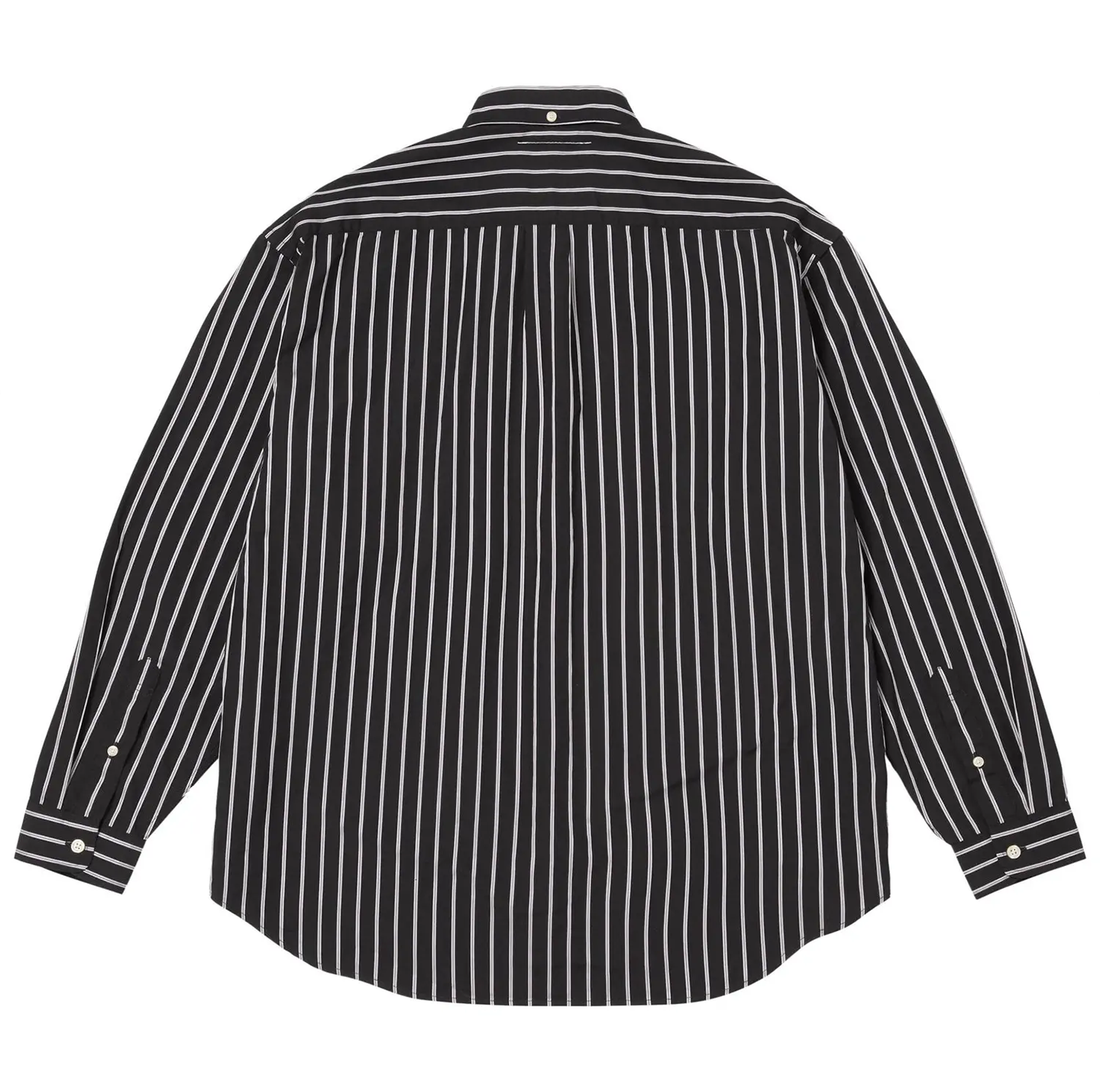 Supreme MM6 Maison Margiela Stripe Shirt Black