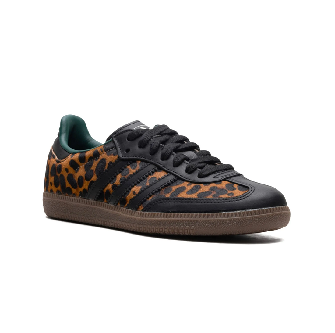 Adidas Samba OG Black/Green/Leopard (W)