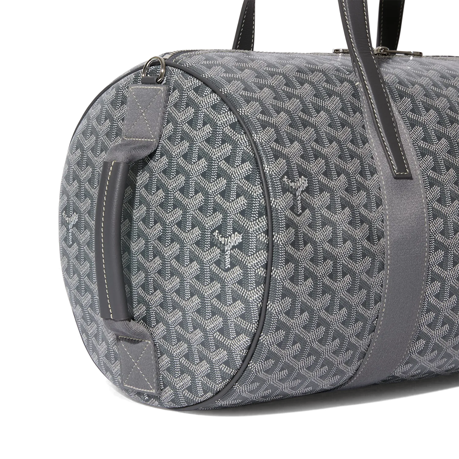 Goyard Barrel 40 Sports Bag Grey