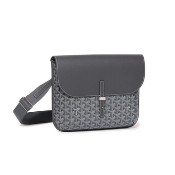 Goyard Coursier Messenger Bag Grey