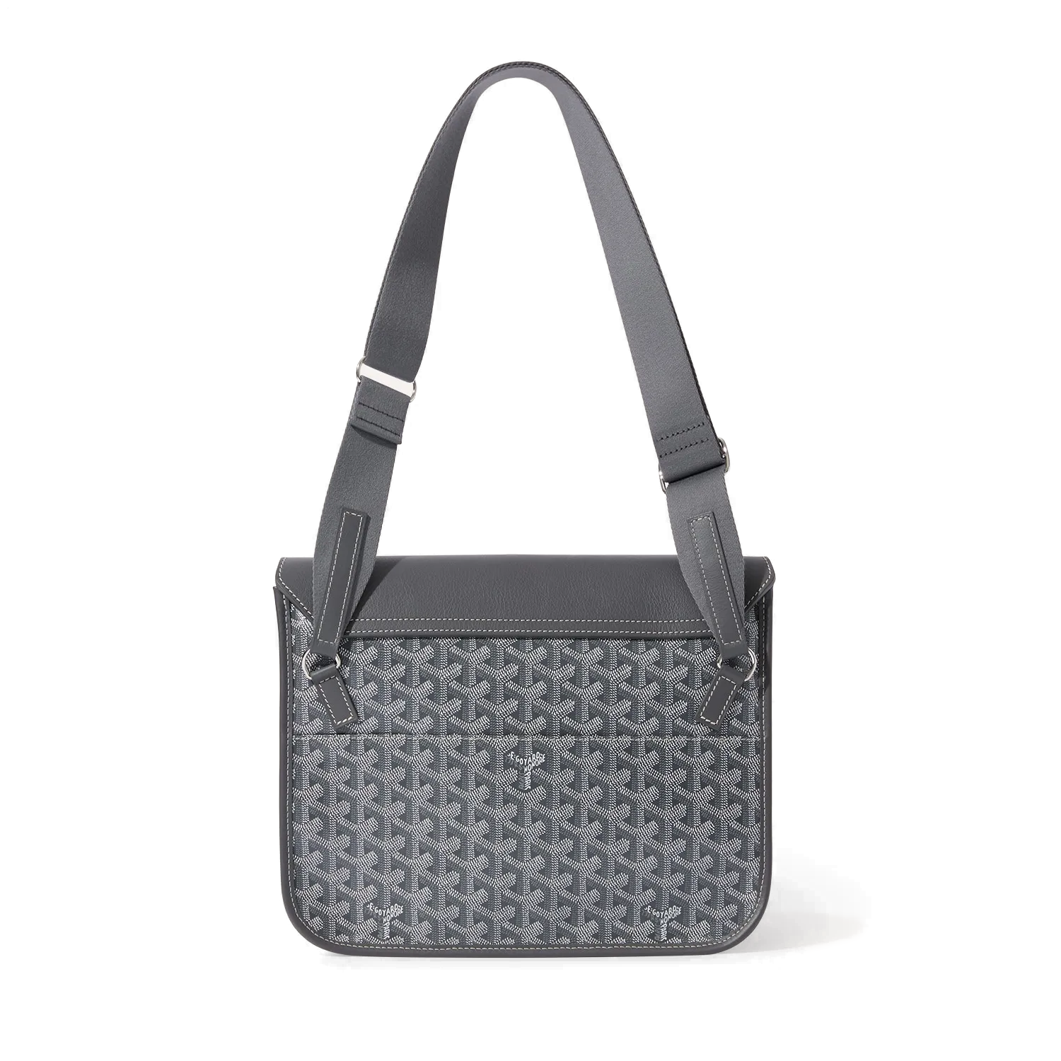 Goyard Coursier Messenger Bag Grey