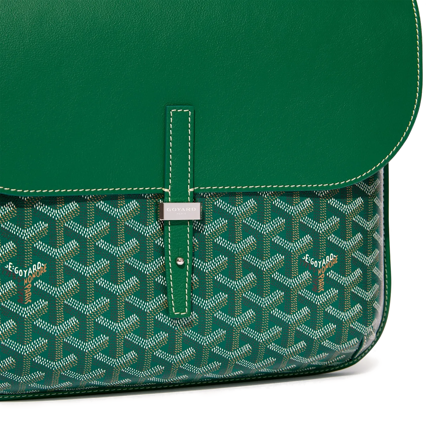 Goyard Coursier Messenger Bag Green