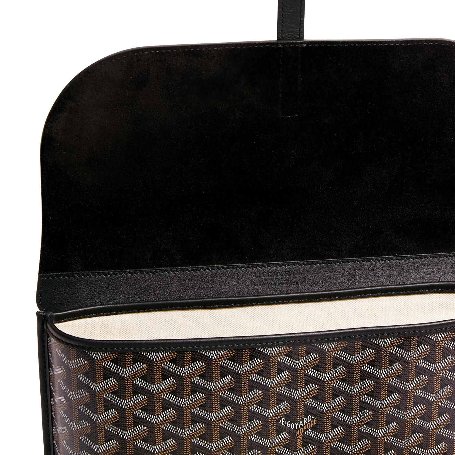 Goyard Coursier Messenger Bag Black