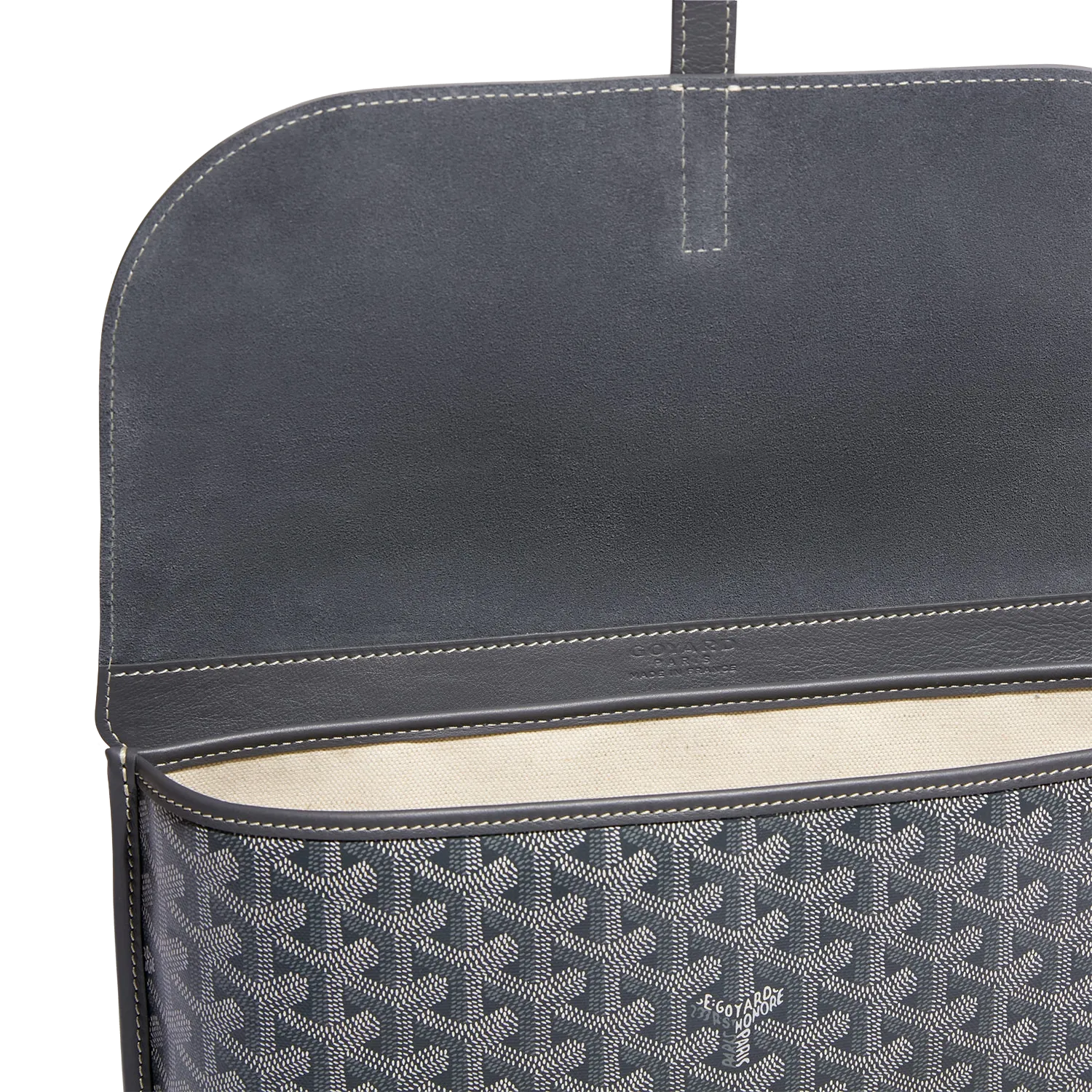 Goyard Coursier Messenger Bag Grey