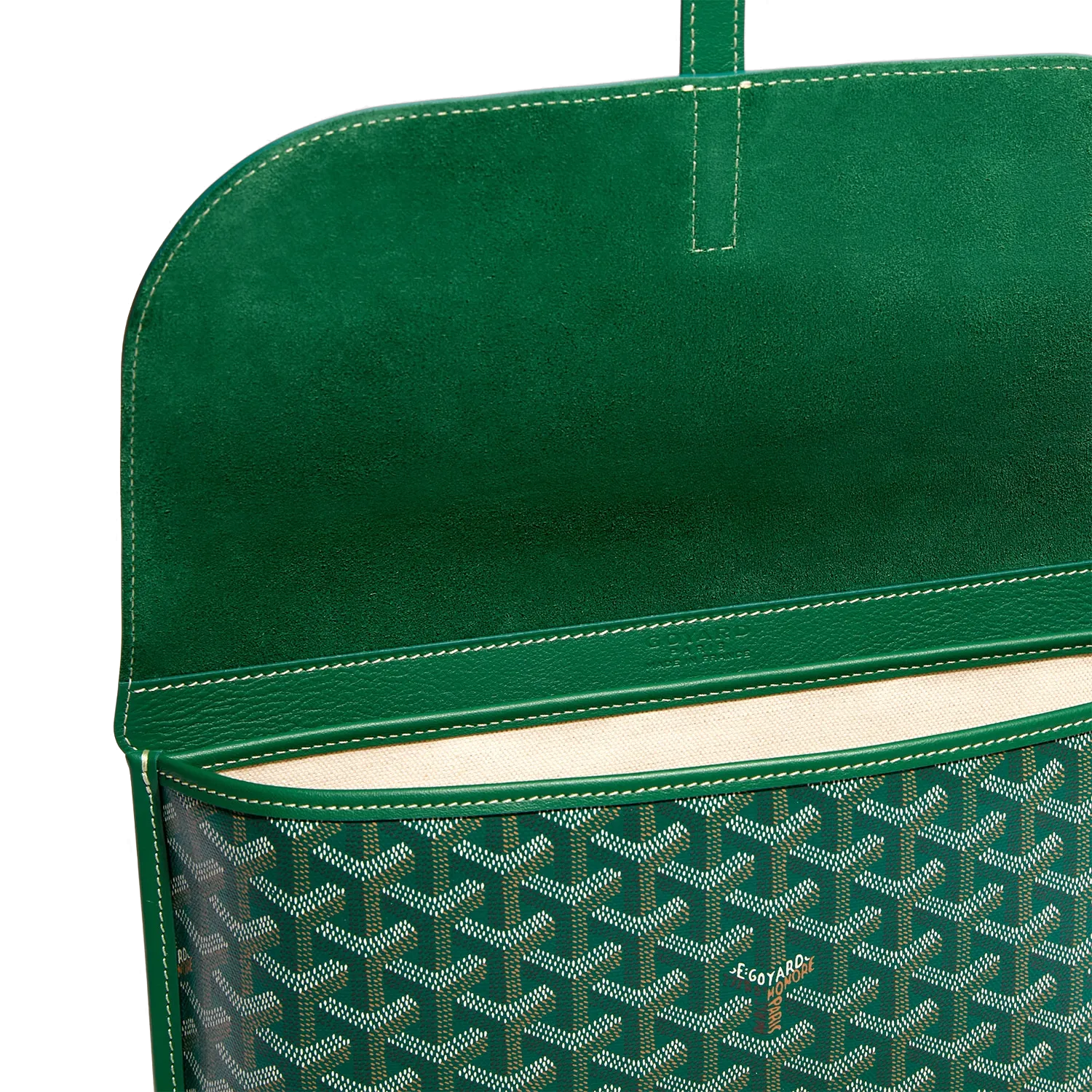 Goyard Coursier Messenger Bag Green