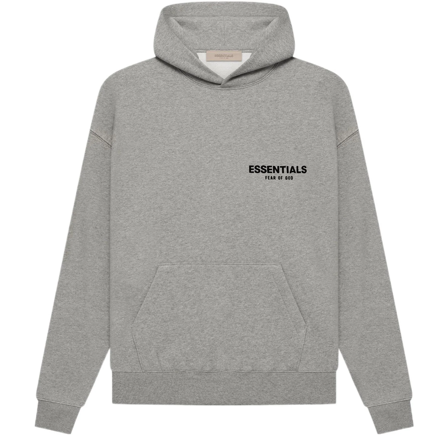 Fear of God Essentials Hoodie 'Dark Oatmeal' (SS22)