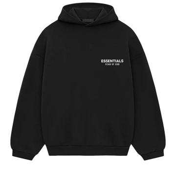 Fear Of God Essentials Hoodie 'Black' (FW24)