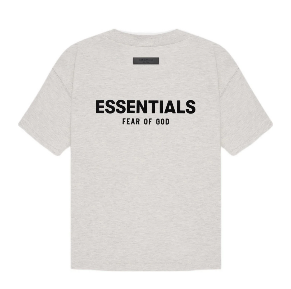 Fear of God Essentials T-Shirt 'Light Oatmeal' (SS22)