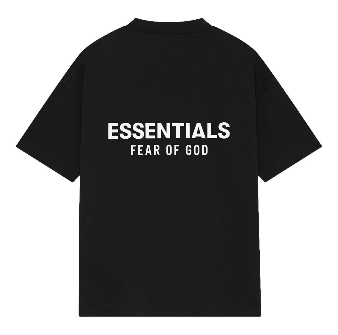Fear of God Essentials Classic T-Shirt 'Jet Black' (SS25)
