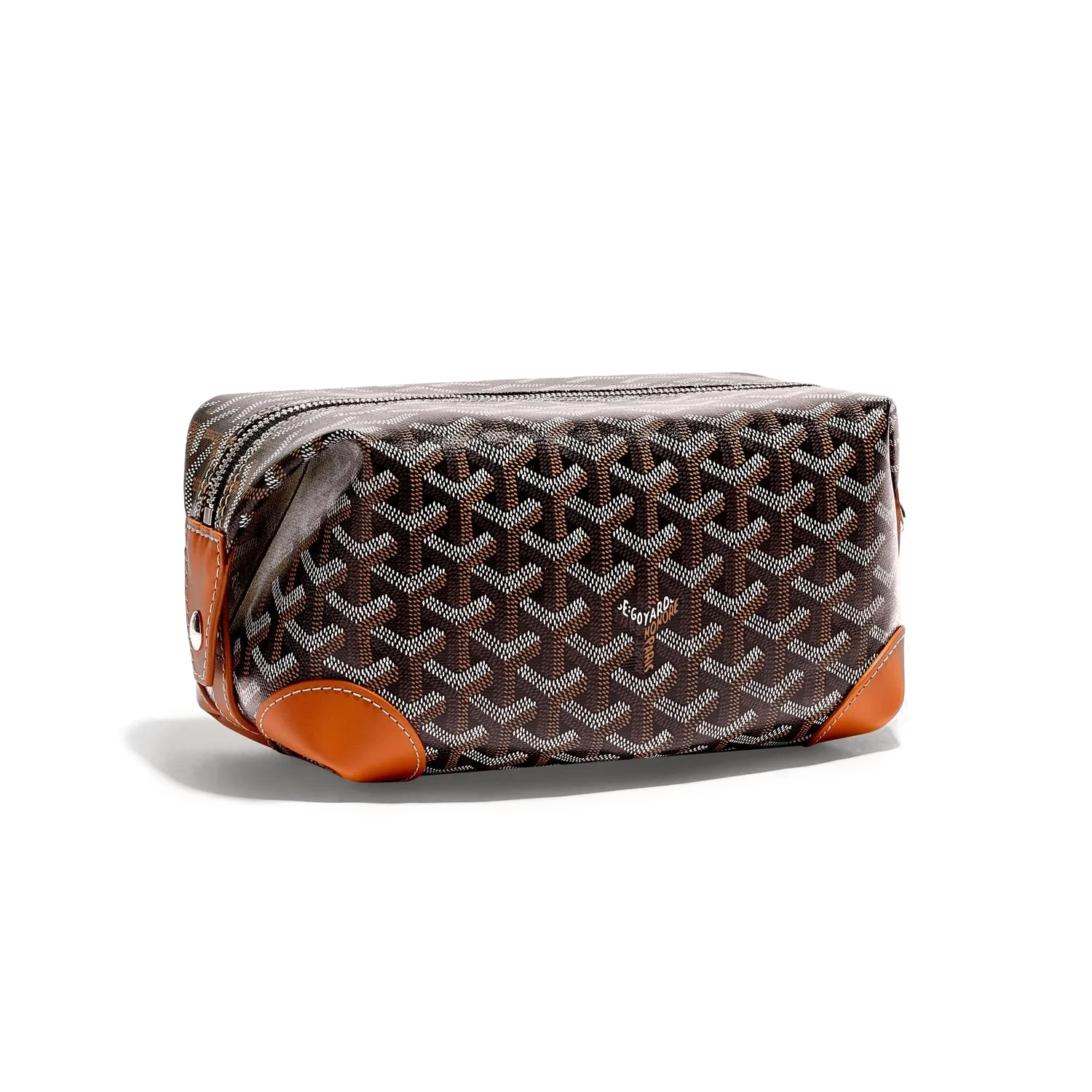 Goyard Bowling 25 Toiletry Bag Black/Tan