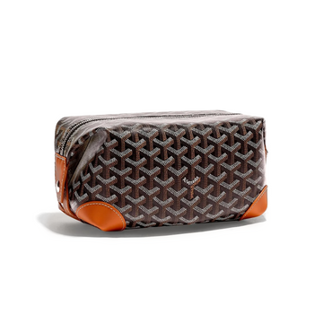 Goyard Bowling 25 Toiletry Bag Black/Tan