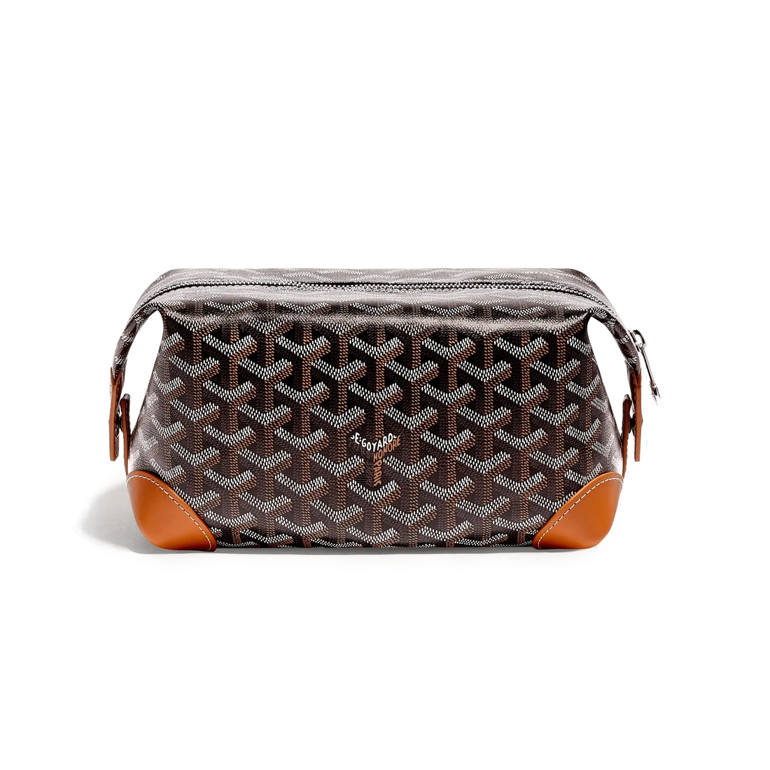 Goyard Bowling 25 Toiletry Bag Black/Tan