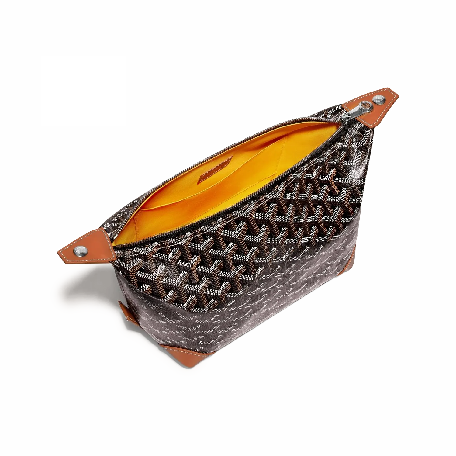 Goyard Bowling 25 Toiletry Bag Black/Tan