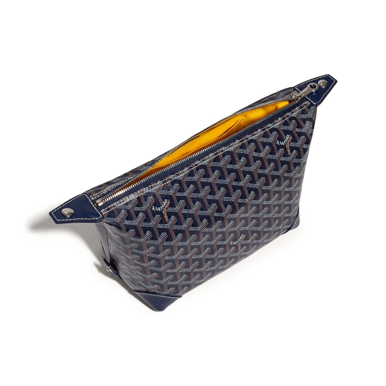 Goyard Bowling 25 Toiletry Bag Navy
