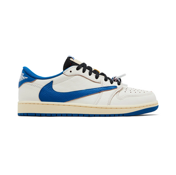 Jordan 1 Retro Low OG SP Fragment x Travis Scott 'Sail Military Blue'