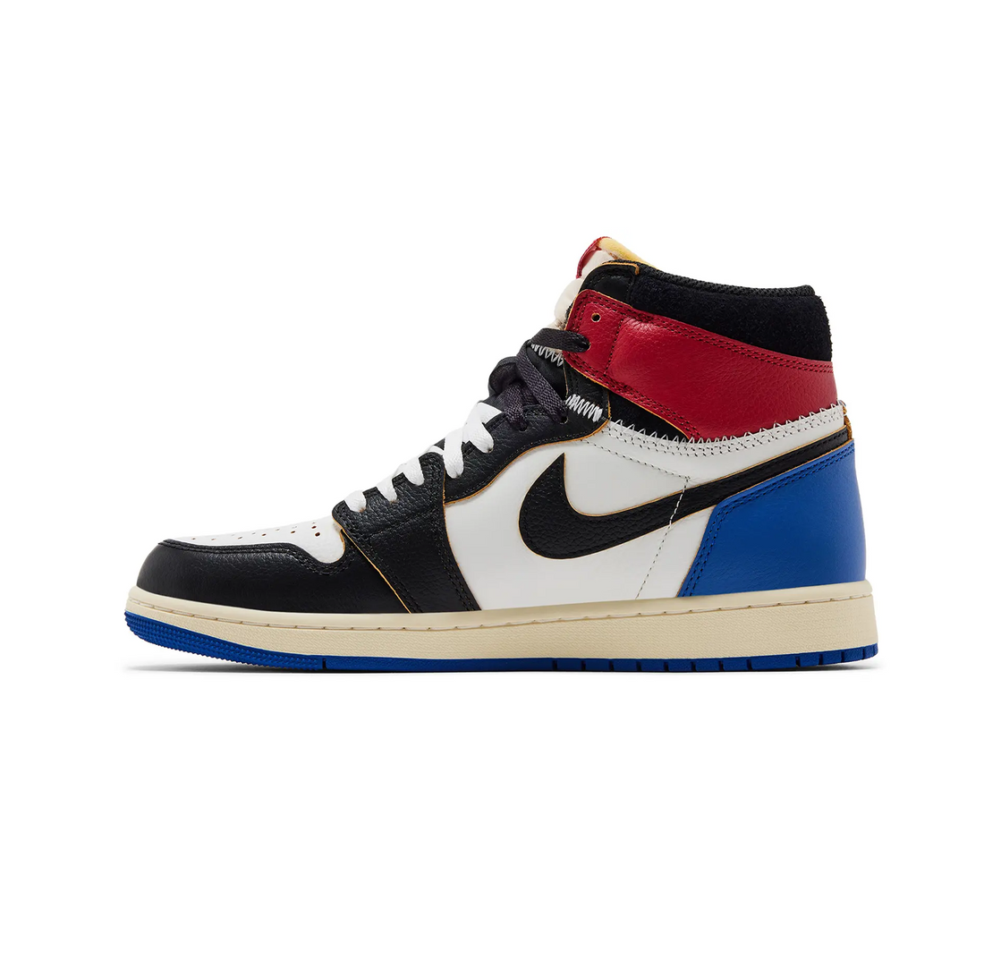 Jordan 1 Retro High OG SP Fragment x Union LA "Varsity Red/Sport Royal"