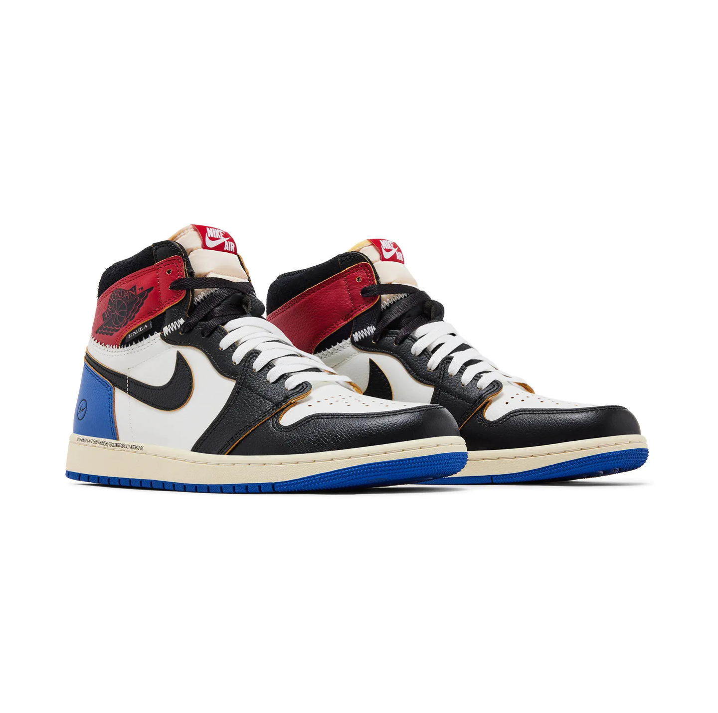 Jordan 1 Retro High OG SP Fragment x Union LA "Varsity Red/Sport Royal"