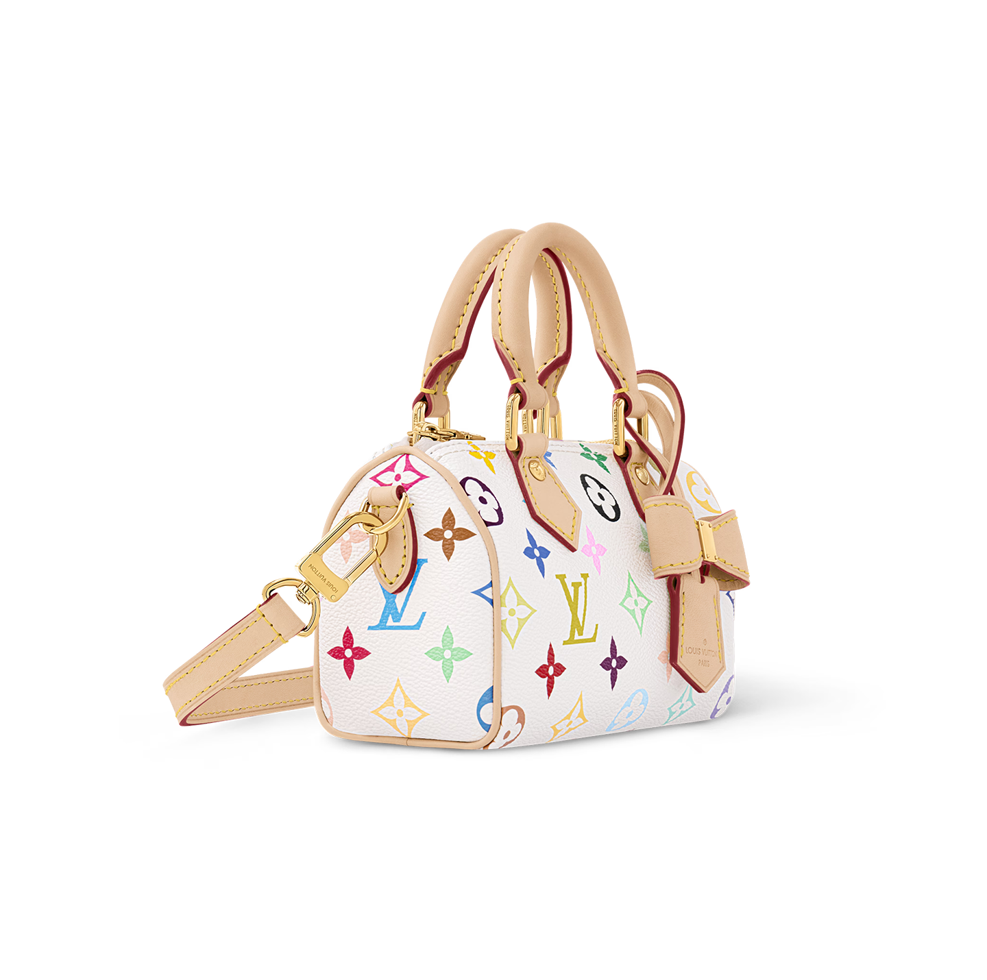 Louis Vuitton x Takashi Murakami Nano Speedy 'Multicolor White'