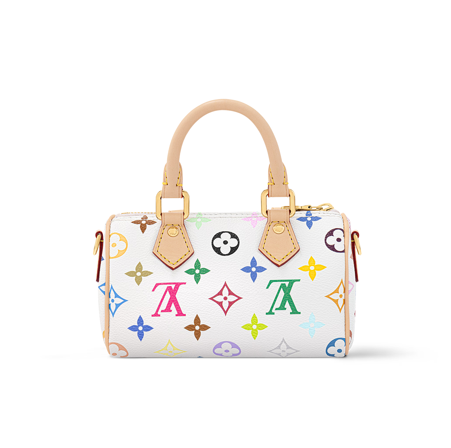 Louis Vuitton x Takashi Murakami Nano Speedy 'Multicolor White'