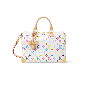Louis Vuitton x Takashi Murakami Speedy Soft 30 'Multicolor White'