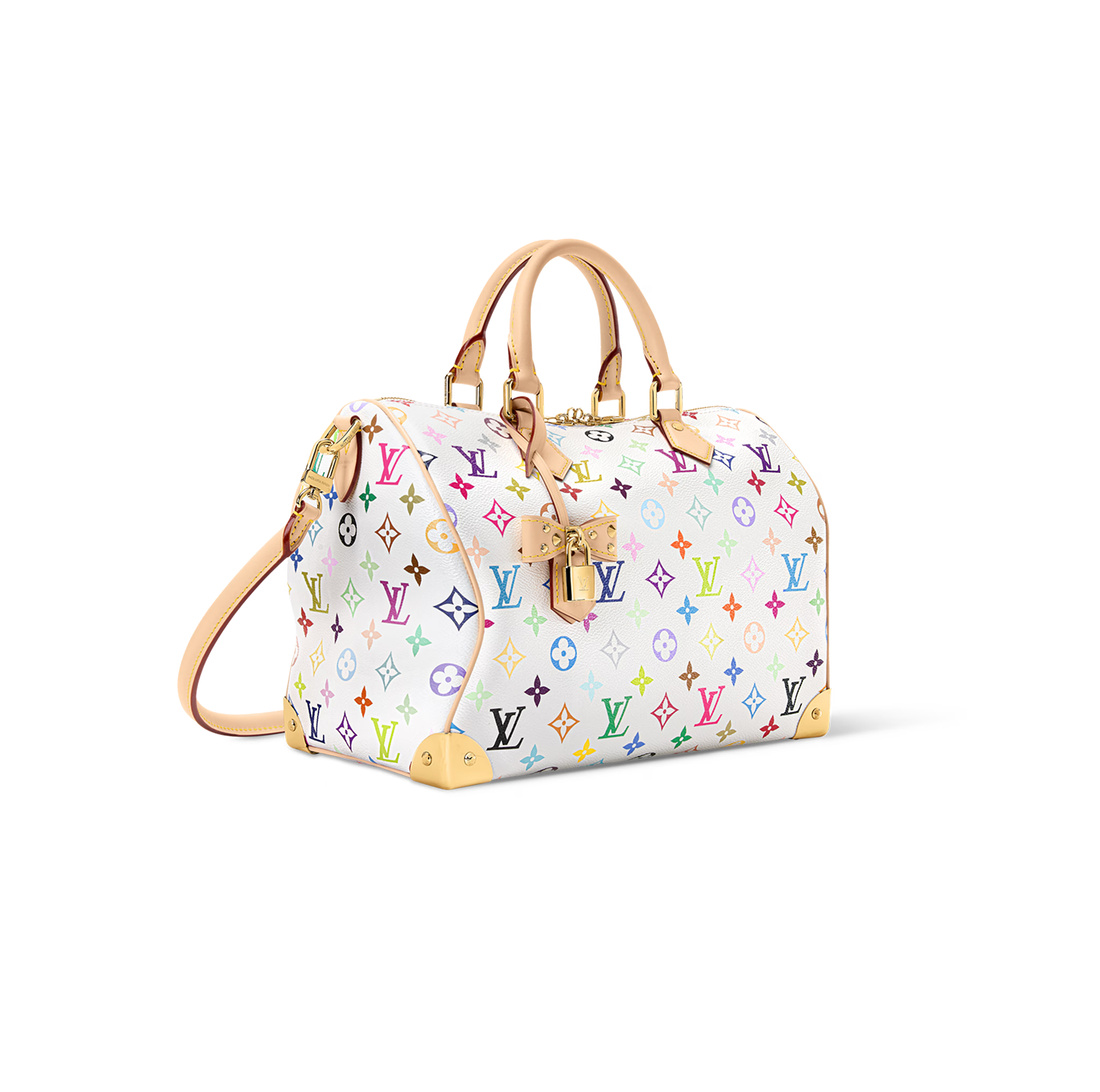 Louis Vuitton x Takashi Murakami Speedy Soft 30 'Multicolor White'
