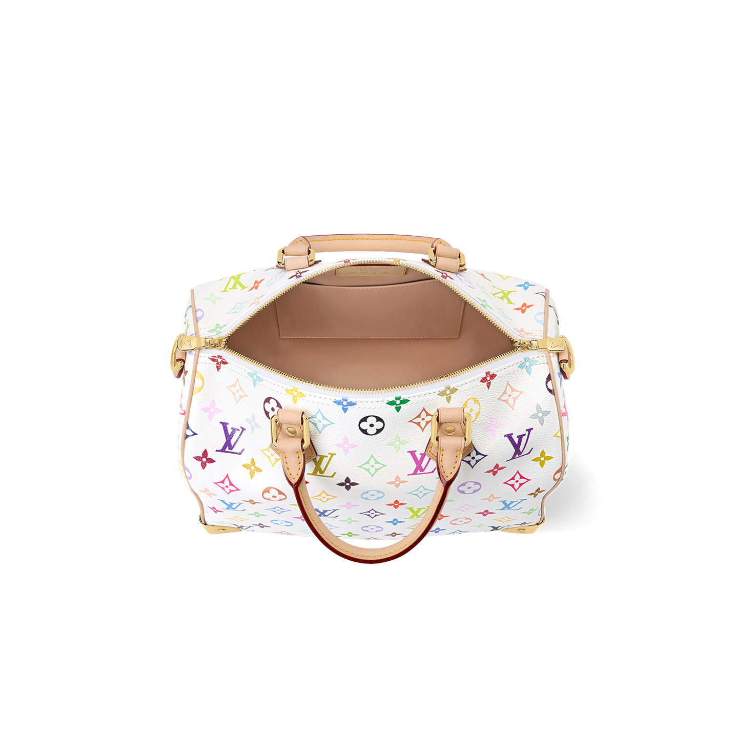 Louis Vuitton x Takashi Murakami Speedy Soft 30 'Multicolor White'