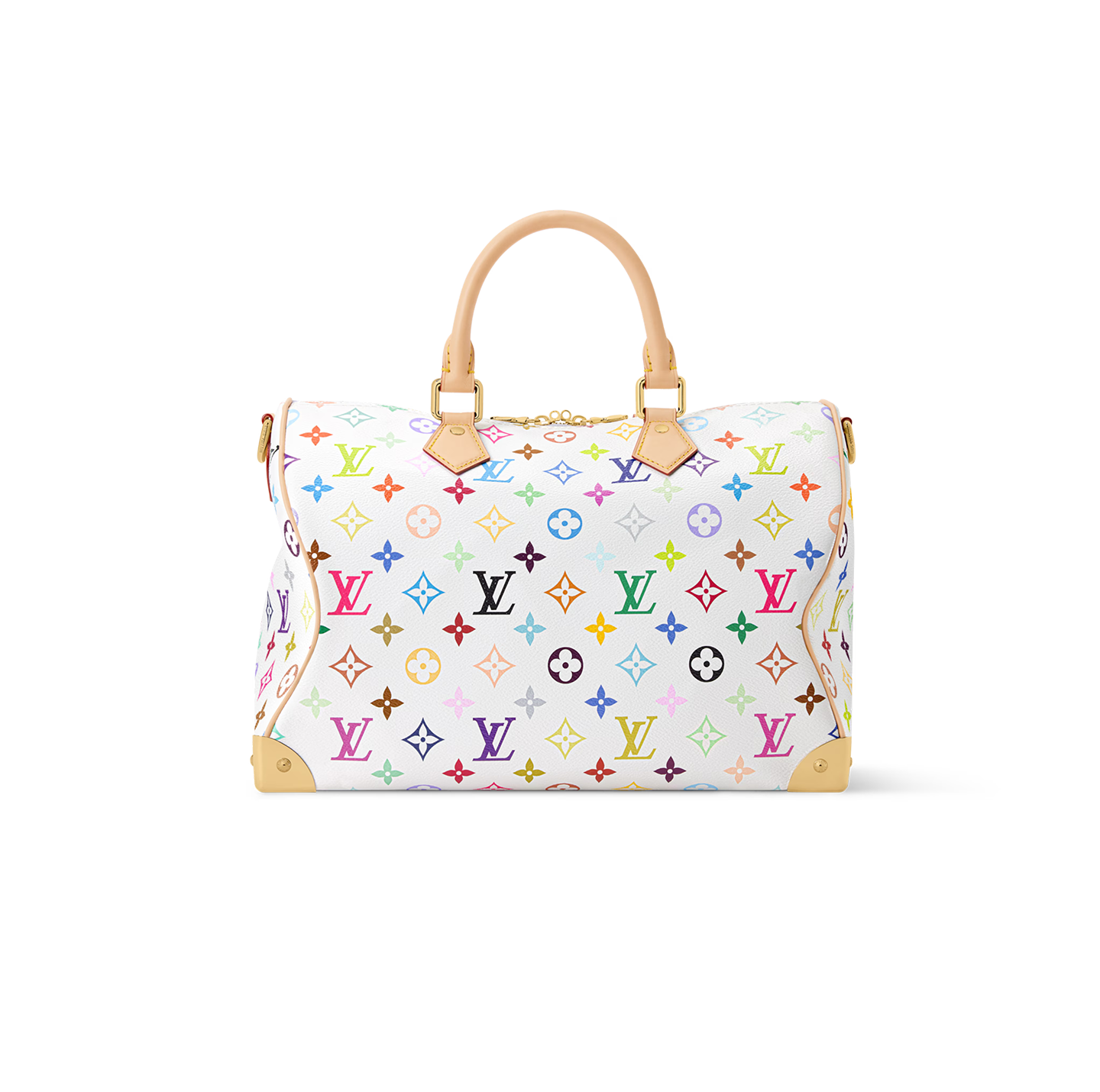 Louis Vuitton x Takashi Murakami Speedy Soft 30 'Multicolor White'
