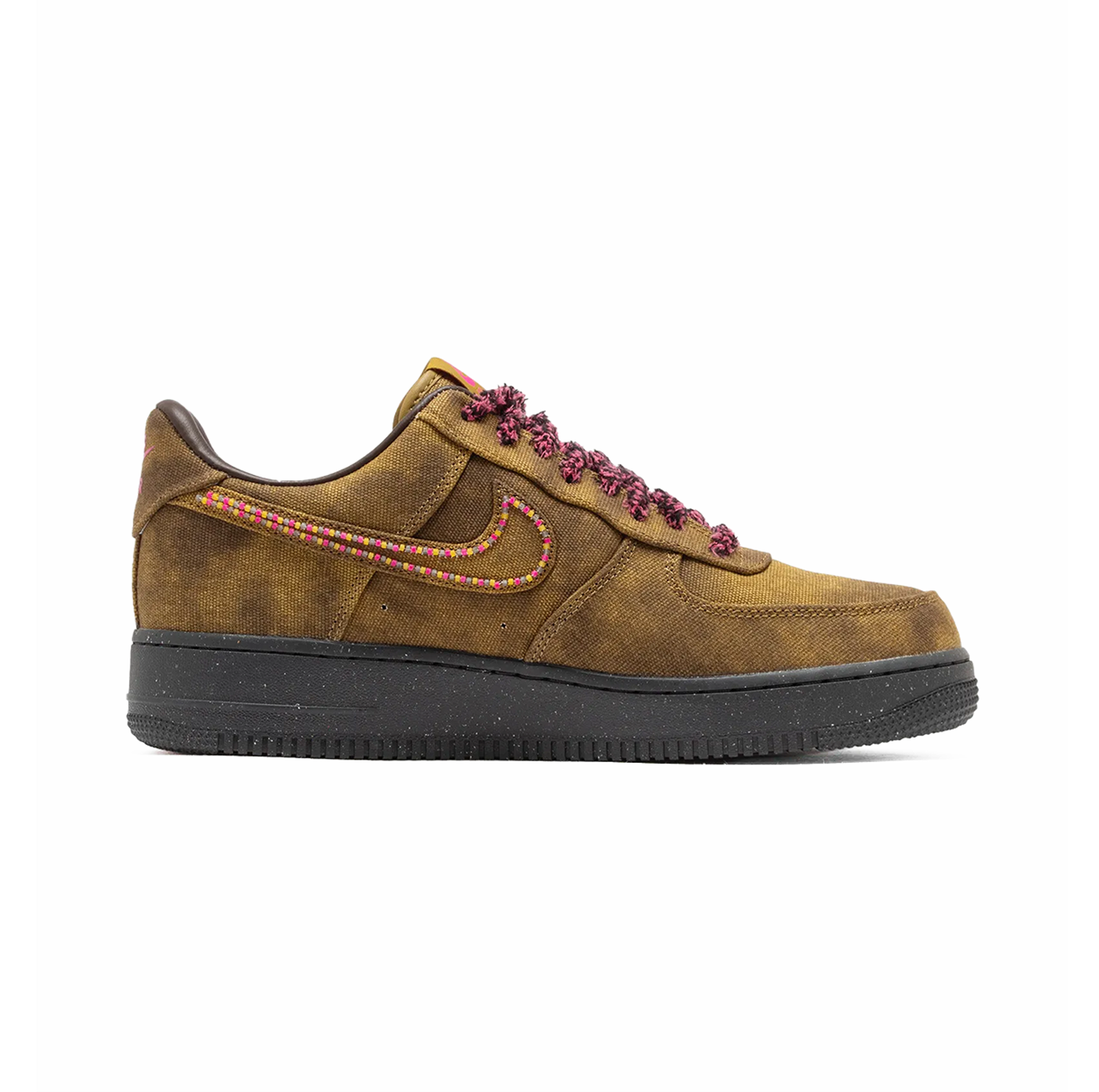 Nike Air Force 1 '07 QS Boucle "Desert Moss/Fierce Pink"