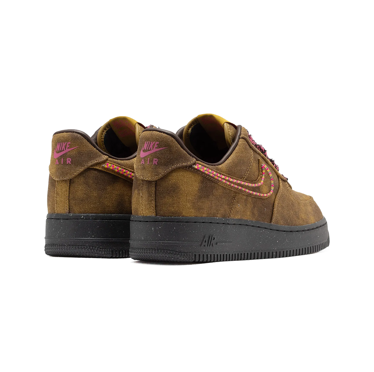 Nike Air Force 1 '07 QS Boucle "Desert Moss/Fierce Pink"