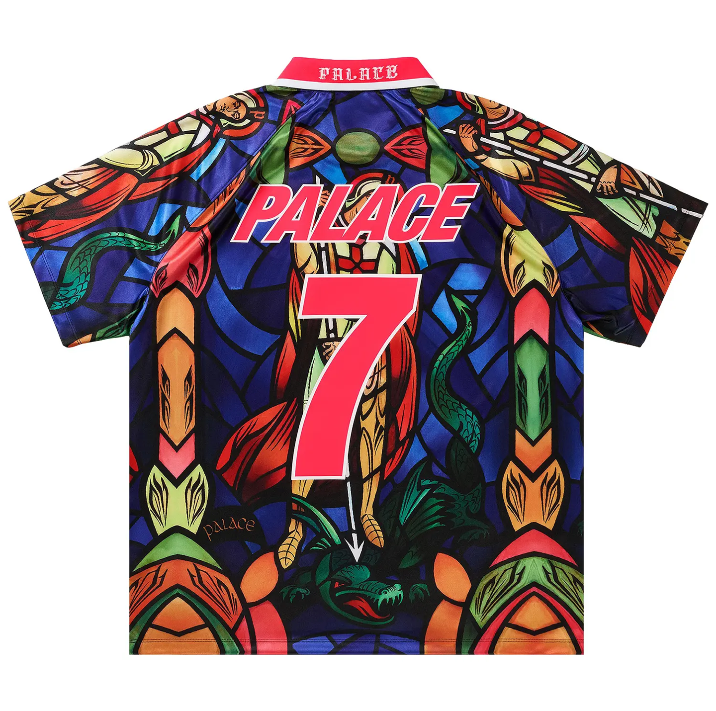 Palace x Nike England Dri-FIT Football Jersey 'Bright Crimson'