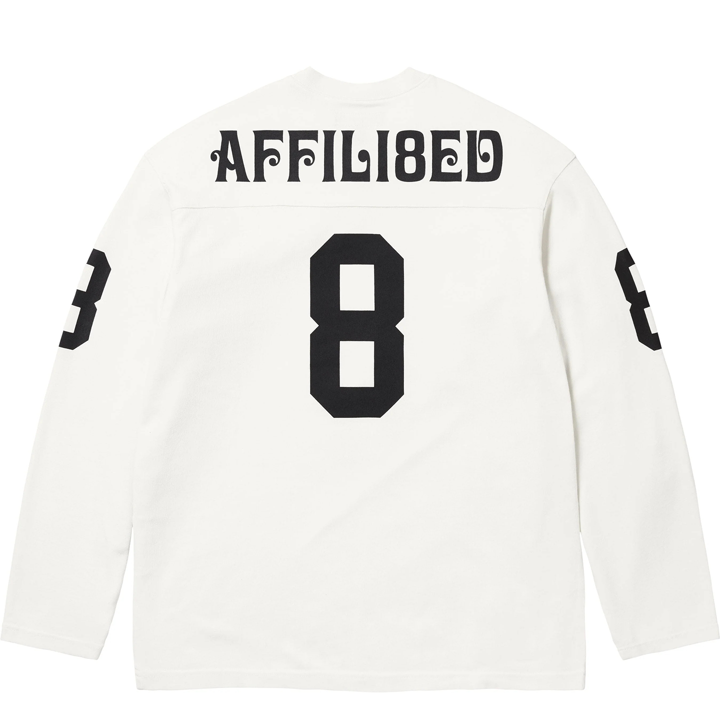 Supreme Affiliated Long-Sleeve Football Top 'White'