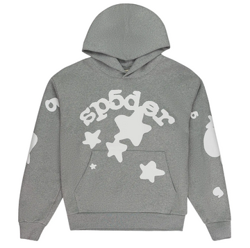 Sp5der Beluga Hoodie - 'Dark Heather Grey'