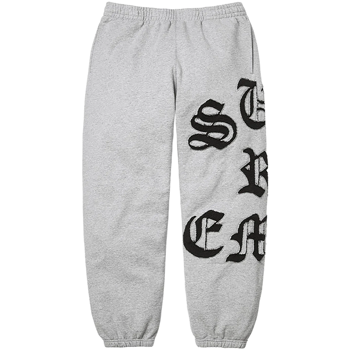 Supreme Cut-Out Zip-Up Hoodie & Sweatpants Heather Grey