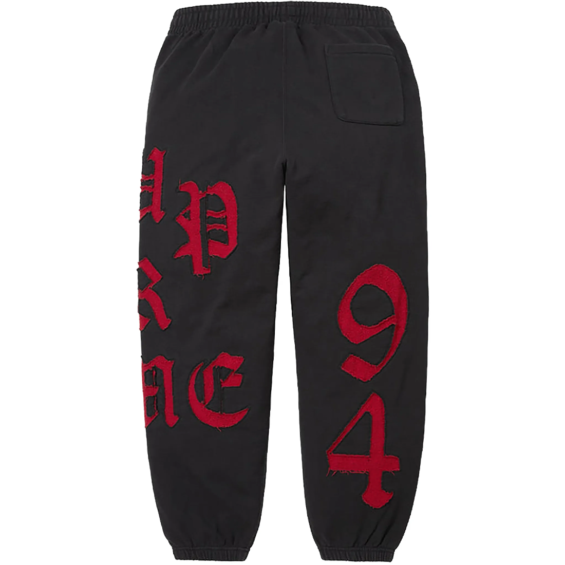 Supreme Cut-Out Zip-Up Hoodie & Sweatpants Black