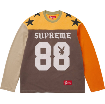 Supreme x Playboy Long-Sleeve Football Top 'Multicolour'