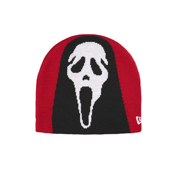 Supreme New Era Ghostface Beanie Red