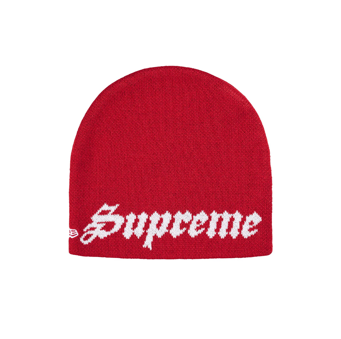 Supreme New Era Ghostface Beanie Red