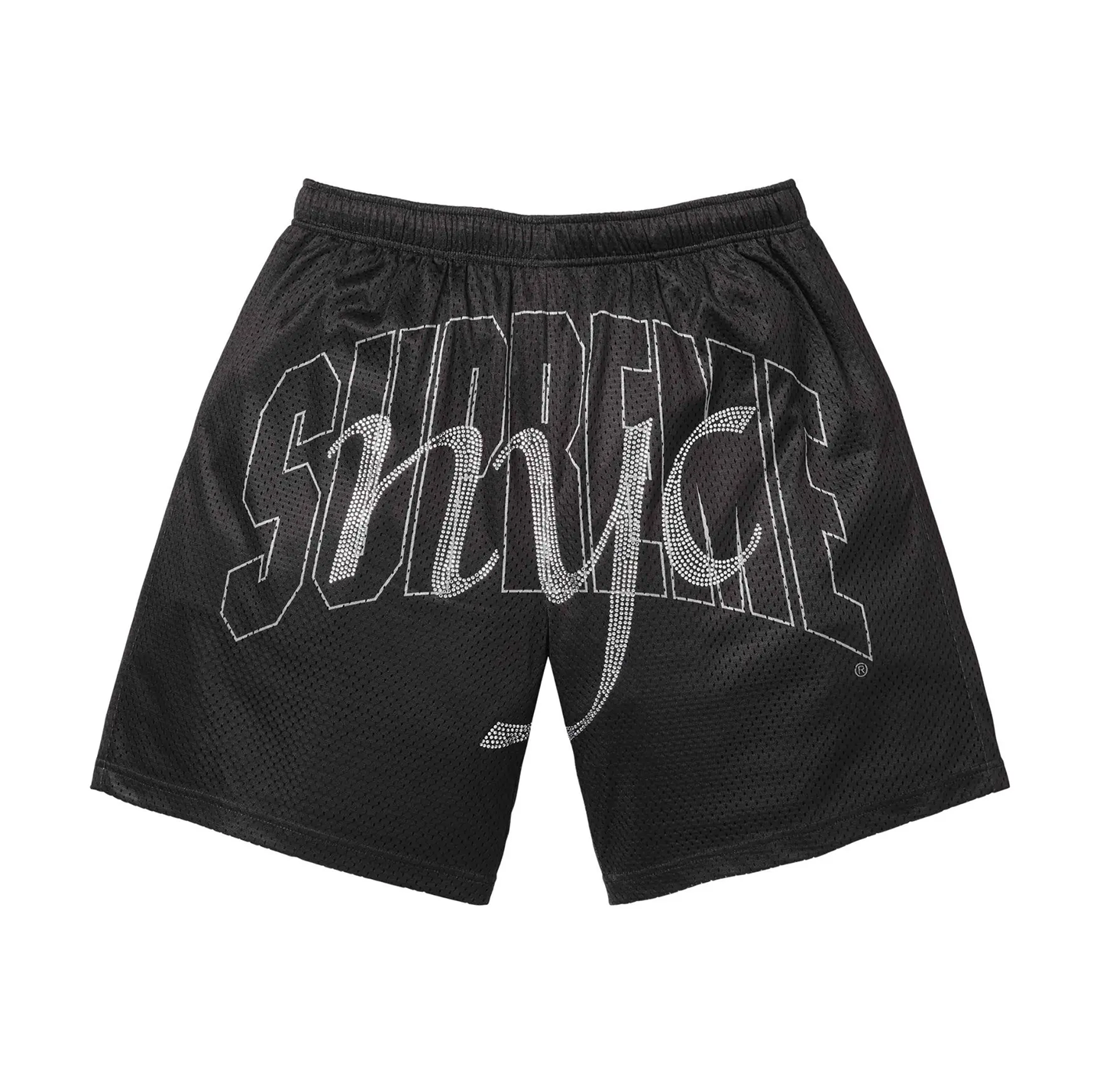 Supreme Rhinestone Mesh Short 'Black'