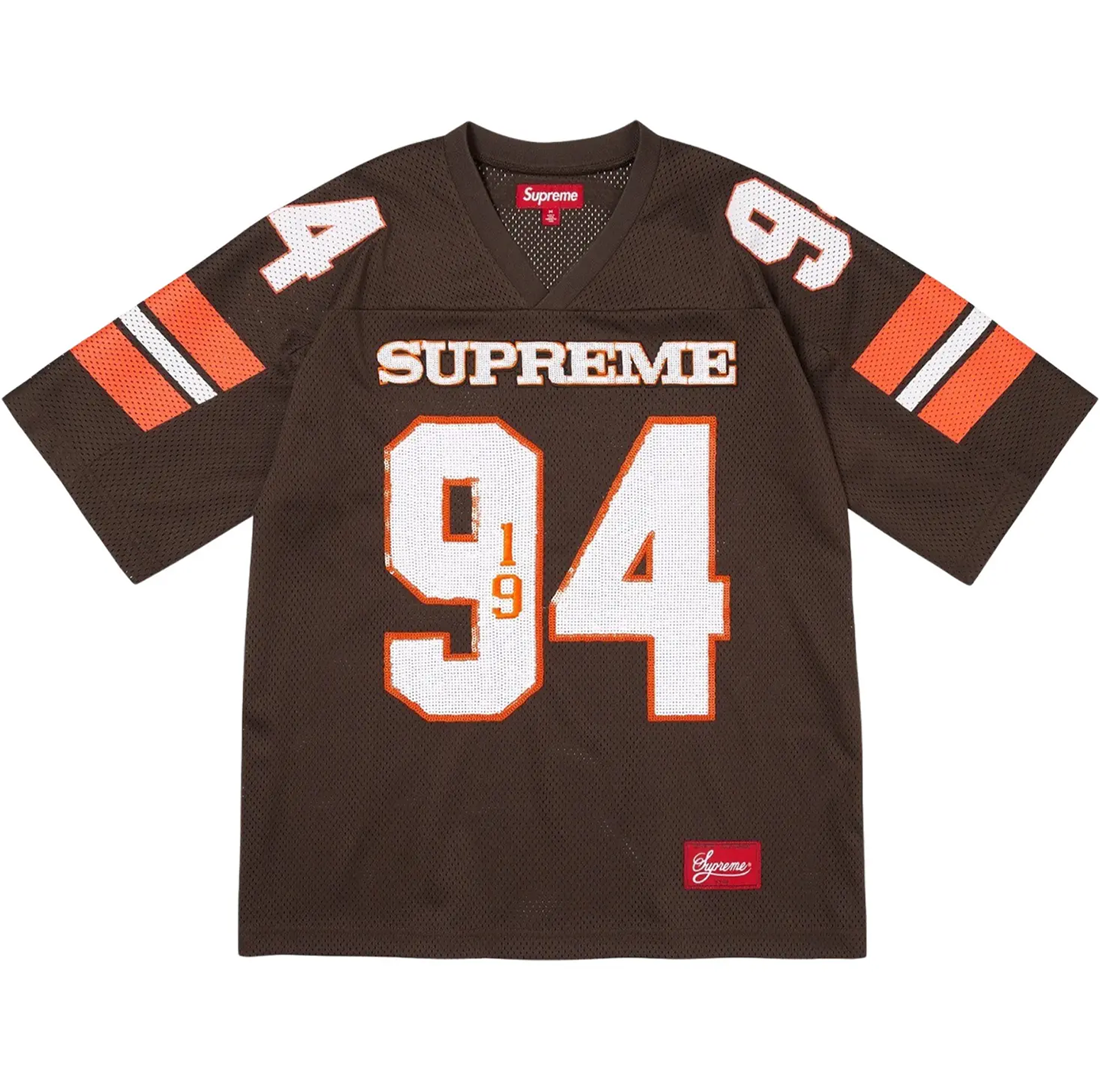 Supreme Sequin Football Jersey 'Brown'