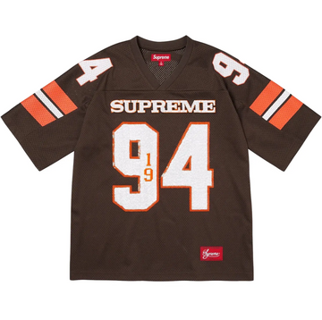 Supreme Sequin Football Jersey 'Brown'