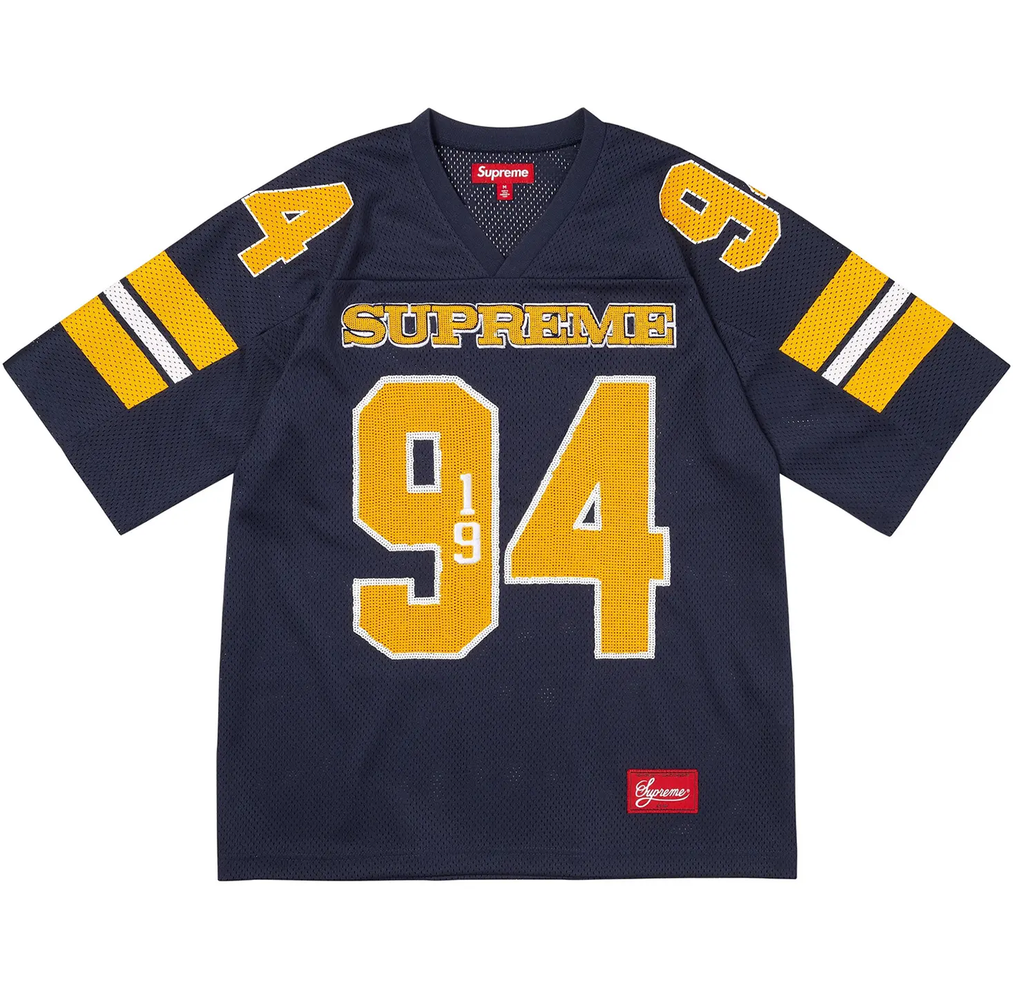 Supreme Sequin Football Jersey 'Navy'