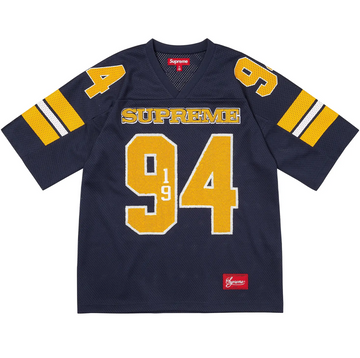 Supreme Sequin Football Jersey 'Navy'