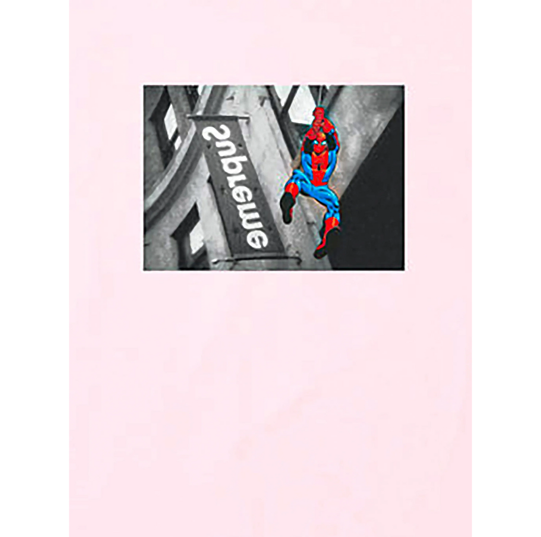 Supreme Spider-Man T-Shirt Pink