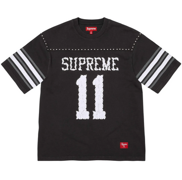 Supreme Studded Short-Sleeve Football Top 'Black'