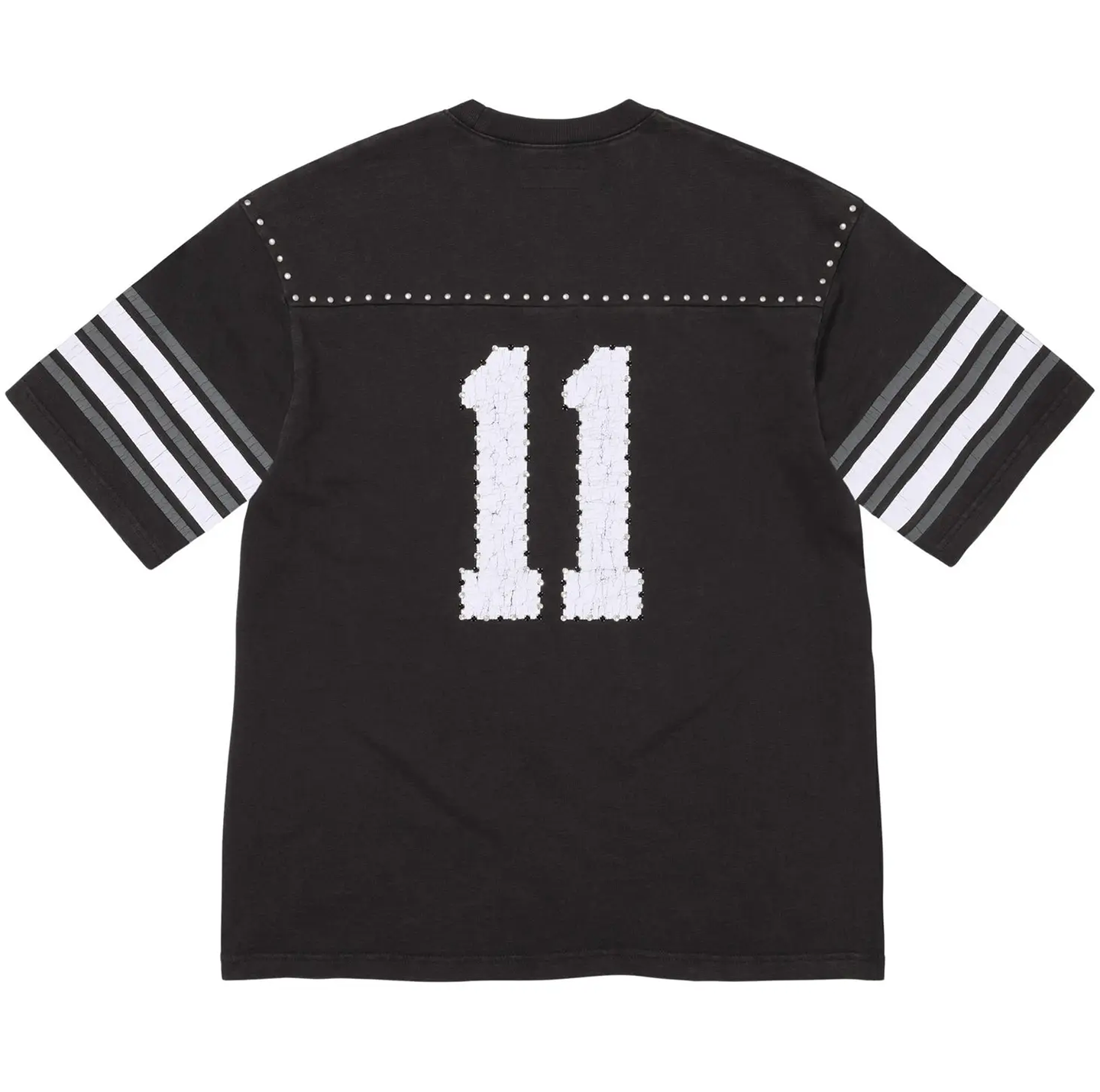 Supreme Studded Short-Sleeve Football Top 'Black'