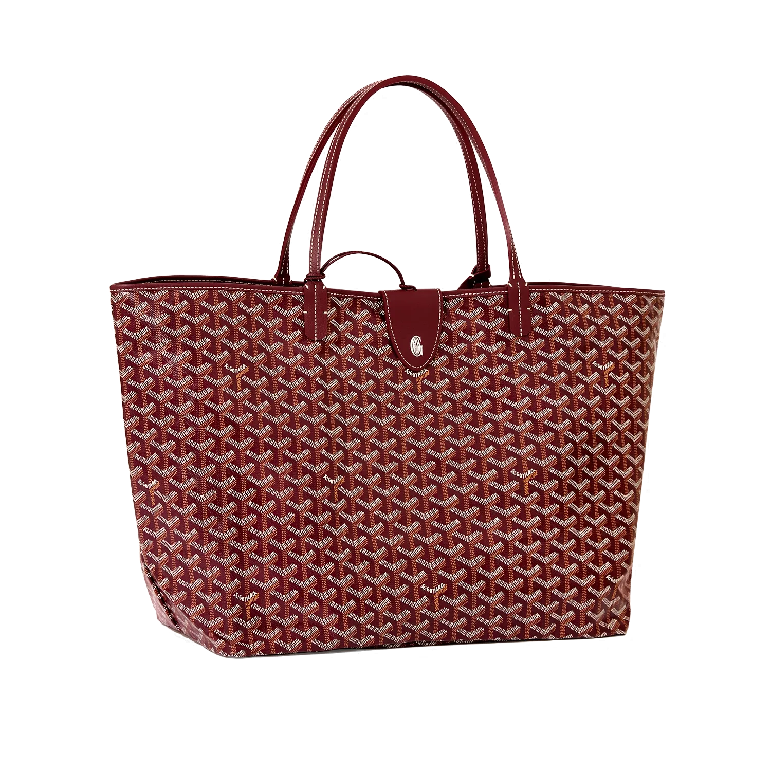 Goyard Saint Louis GM Tote Bag Burgundy